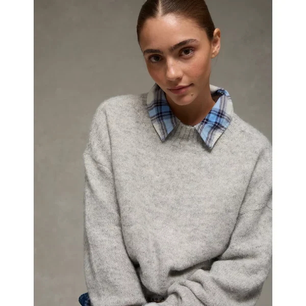 AE Snow Stopper Sweater - Light Gray