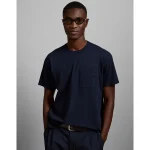 AE77 Premium Military Pocket T-Shirt - Navy