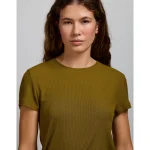 AE77 Premium Ribbed T-Shirt - Olive