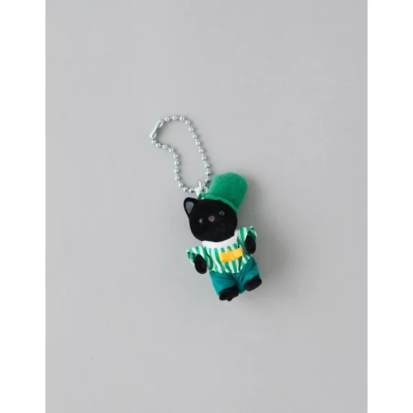 Calico Critters Tuxedo Cat Keychain - Multi