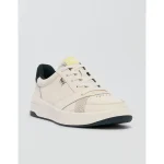 Keds The Court Leather Lace-Up Sneaker - Cream