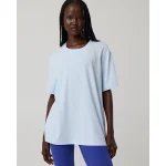 OFFLINE By Aerie Let's Stretch Oversized T-Shirt - Eyelet Blue