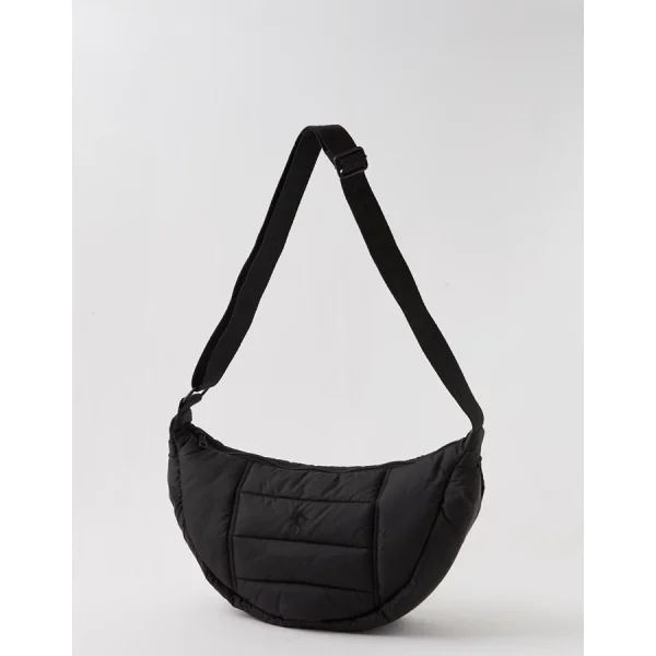 OFFLINE By Aerie Puff Love Crescent Bag - True Black