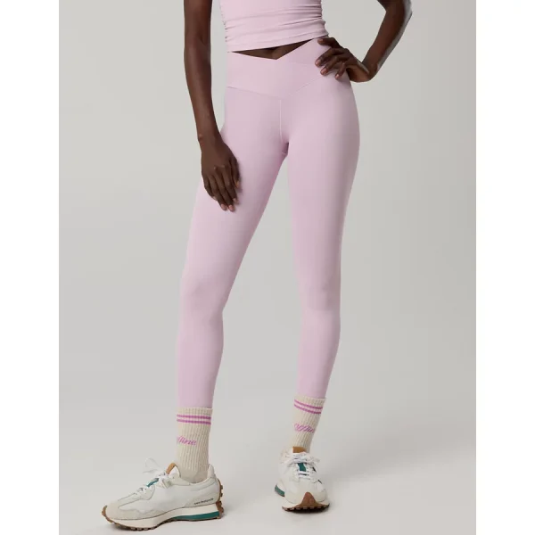 OFFLINE By Aerie Real Me High Waisted Crossover Legging - Orchid