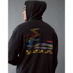 Oracle Red Bull Racing x AE Graphic Hoodie - Washed Black