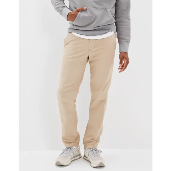 AE Flex Original Straight Lived-In Khaki Pant - Light Khaki