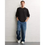 AE Lightweight Icon Long-Sleeve T-Shirt - Onyx Black