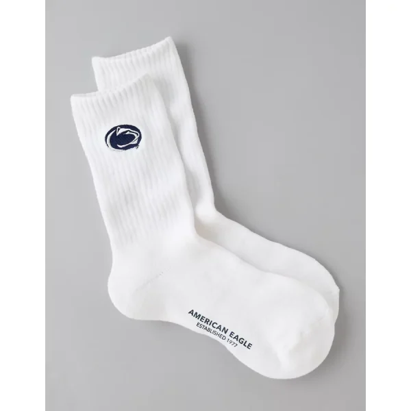 AE Penn State Nittany Lions Crew Socks - White