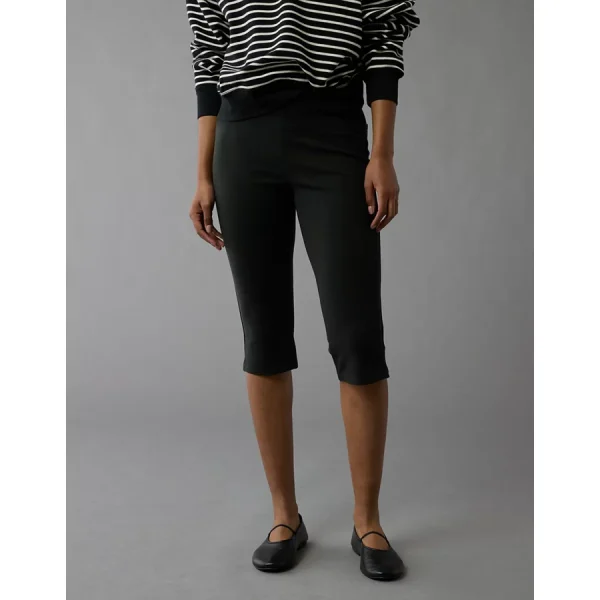 AE Stretch Low-Rise Capri Pant - Black