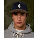 AE x Tru Kolors Suede Baseball Hat - Navy