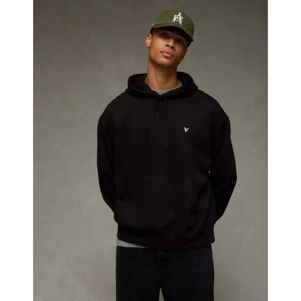 AE Lightweight Graphic Hoodie - Black