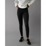 AE The Everything High-Waisted Pocket Legging - True Black