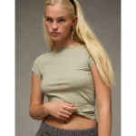 AE Boatneck T-Shirt - Faded Olive