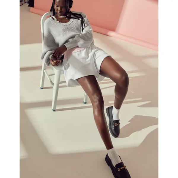 Aerie On My Way! High Waisted Short - White