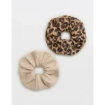 Aerie unREAL Scrunchie Pack - Heather Fawn