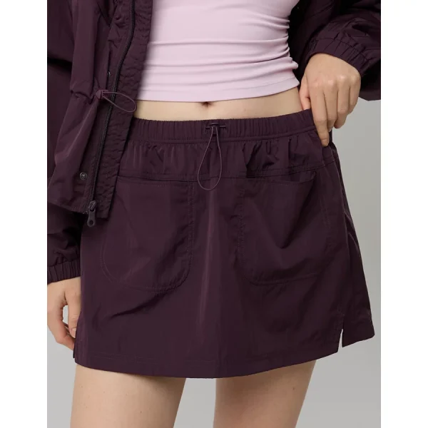 OFFLINE By Aerie Hiker Mini Skort - Cool Berry