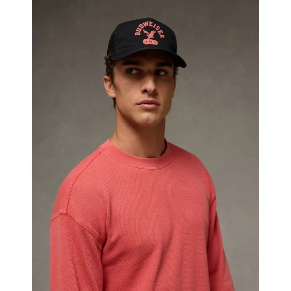 AE Budweiser Trucker Hat - Black