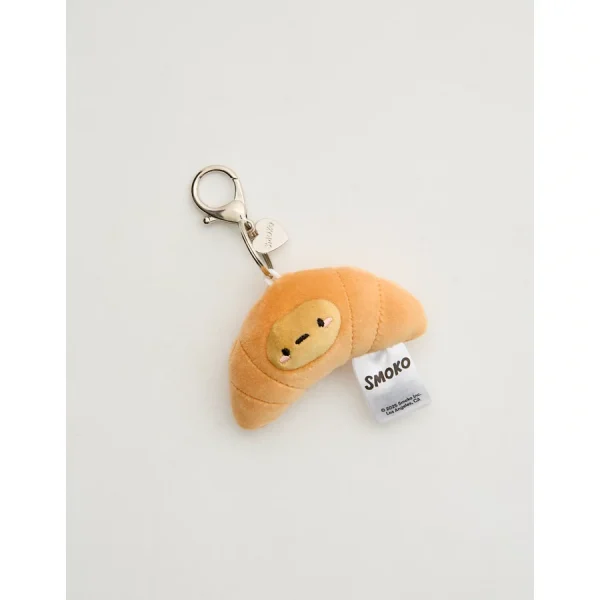 Smoko Croissant Bag Charm - Brown