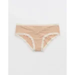 SMOOTHEZ Microfiber Lace Cheeky Underwear - Sands