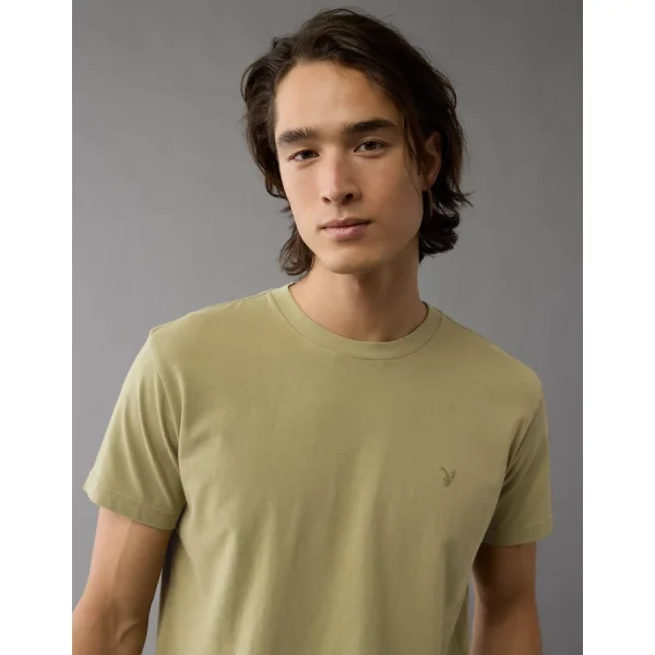 AE Lived-In Slim Fit T-Shirt - Olive