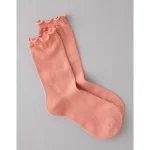 AE Ruffle Crew Socks - Just Rosey