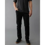 AE AirFlex+ Slim Straight Jean - Black