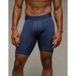 AEO Men's Space Dye 8" Flex Boxer Brief - Midnight