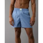 AEO Men's Stretch Boxer Short - Blue