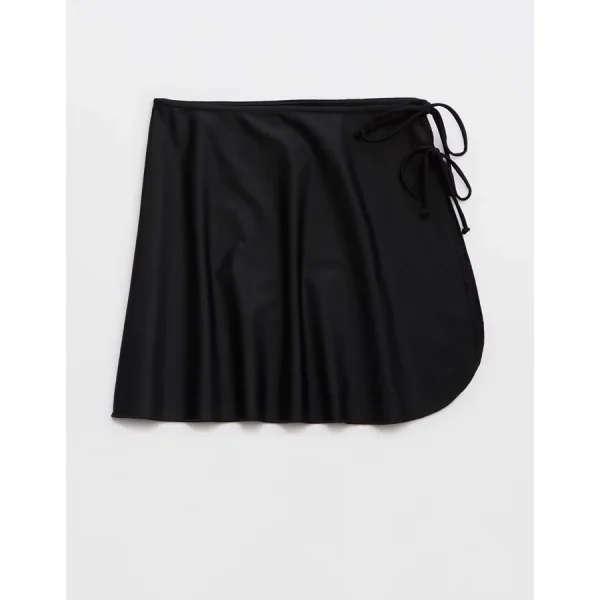 Aerie Side Tie Sarong - True Black