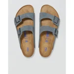 Birkenstock Men's Arizona Soft Footbed Sandal - Steel Blue