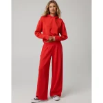 OFFLINE By Aerie ChillUp Trouser - Bright Red