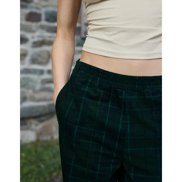 OFFLINE By Aerie Corduroy Trouser - Mystical Green