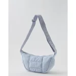 OFFLINE By Aerie Puff Love Mini Crescent Bag - Eyelet Blue