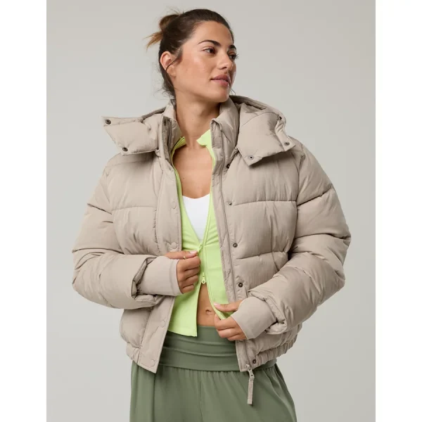 OFFLINE By Aerie Puffer Jacket - Stone Harbor