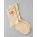 AE Bunny Slope Champ Crew Socks - Just Rosey