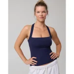 OFFLINE By Aerie Real Me XTRA Halter Tank Top - Royal Navy