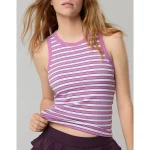 OFFLINE By Aerie Thumbs Up Heavyweight Tank Top - Sunset Purple