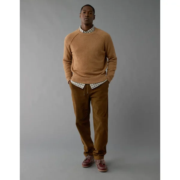 AE Corduroy Pull-On Athletic Fit Easy Pant - Cognac