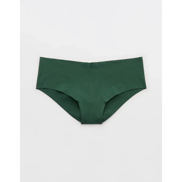 Superchill No Show Cotton Cheeky Underwear - Rugged Green