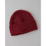 AE Cozy Shaker Stitch Beanie - Wine