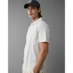 AE 24/7 Club Logo Polo Shirt - Heather Gray