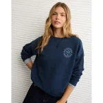 AE Sporty Graphic Sweatshirt - Midnight Blue