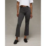 AE Stretch High-Waisted Ankle Skinny Kick Pant - Grey