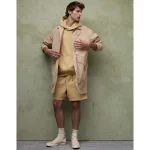 AE77 Premium Fleece Sweat Short - Yellow