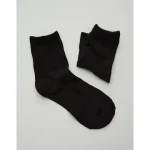 AE77 Premium Quarter Top Sock - Black