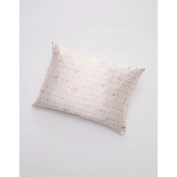 Kitsch Standard Satin Pillowcase - Pink
