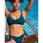 Left On Friday Sunday Bikini Top - Aqua Turquoise