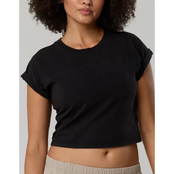 OFFLINE By Aerie OG Cotton Muscle T-Shirt - True Black