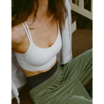 OFFLINE By Aerie Real Me Hold Up! Layered Sports Bra - Air White