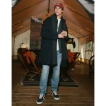 AE Button-Up Overcoat - Navy